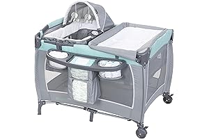 Baby Trend Lil' Snooze Deluxe III Playpen with Bassinet for Extra Comfort