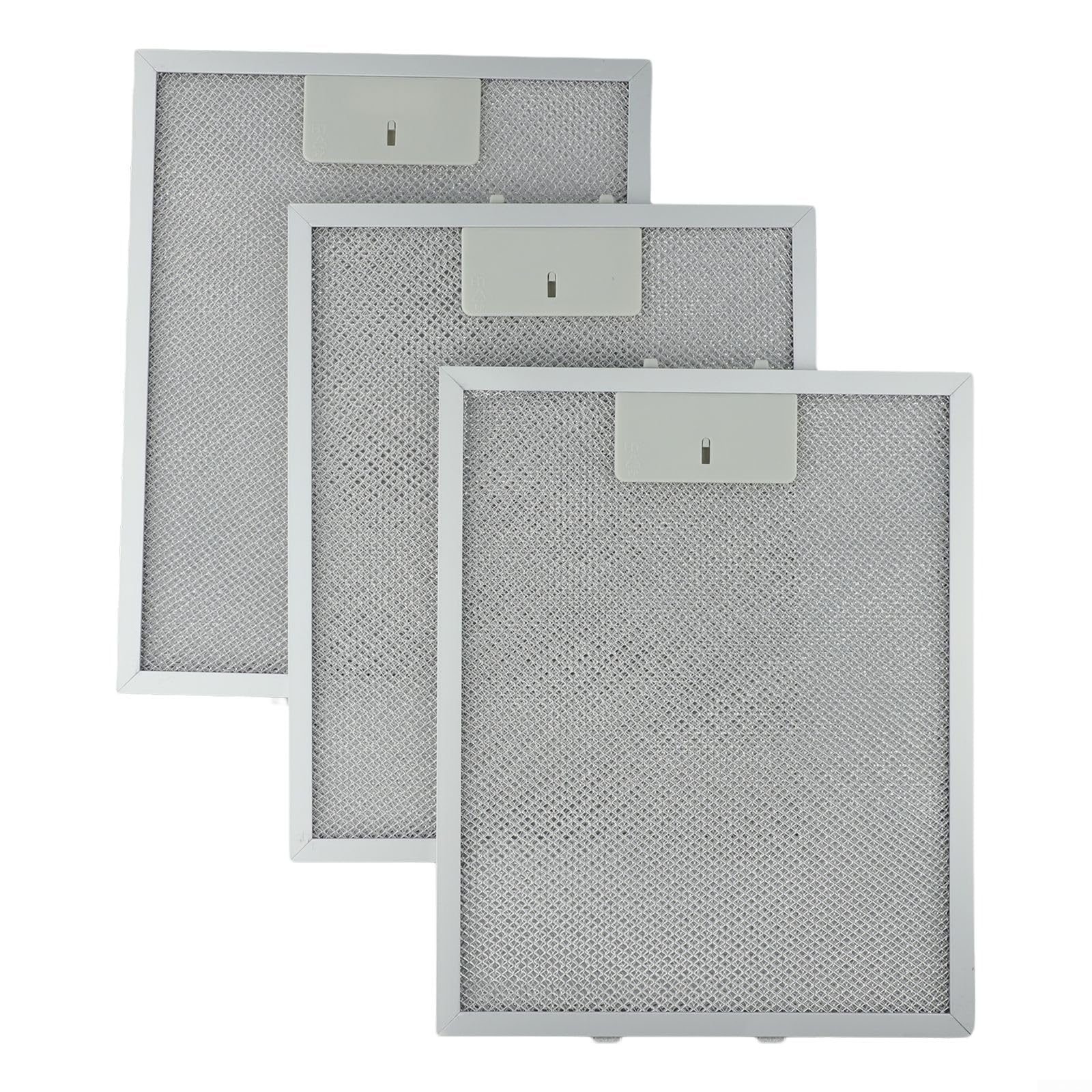 Filtros de aluminio para campana extractora de malla de metal, filtro de ventilación de 310 x 250 x 9 mm, filtración de grasa de 5 capas para campanas extractoras, fácil instalación