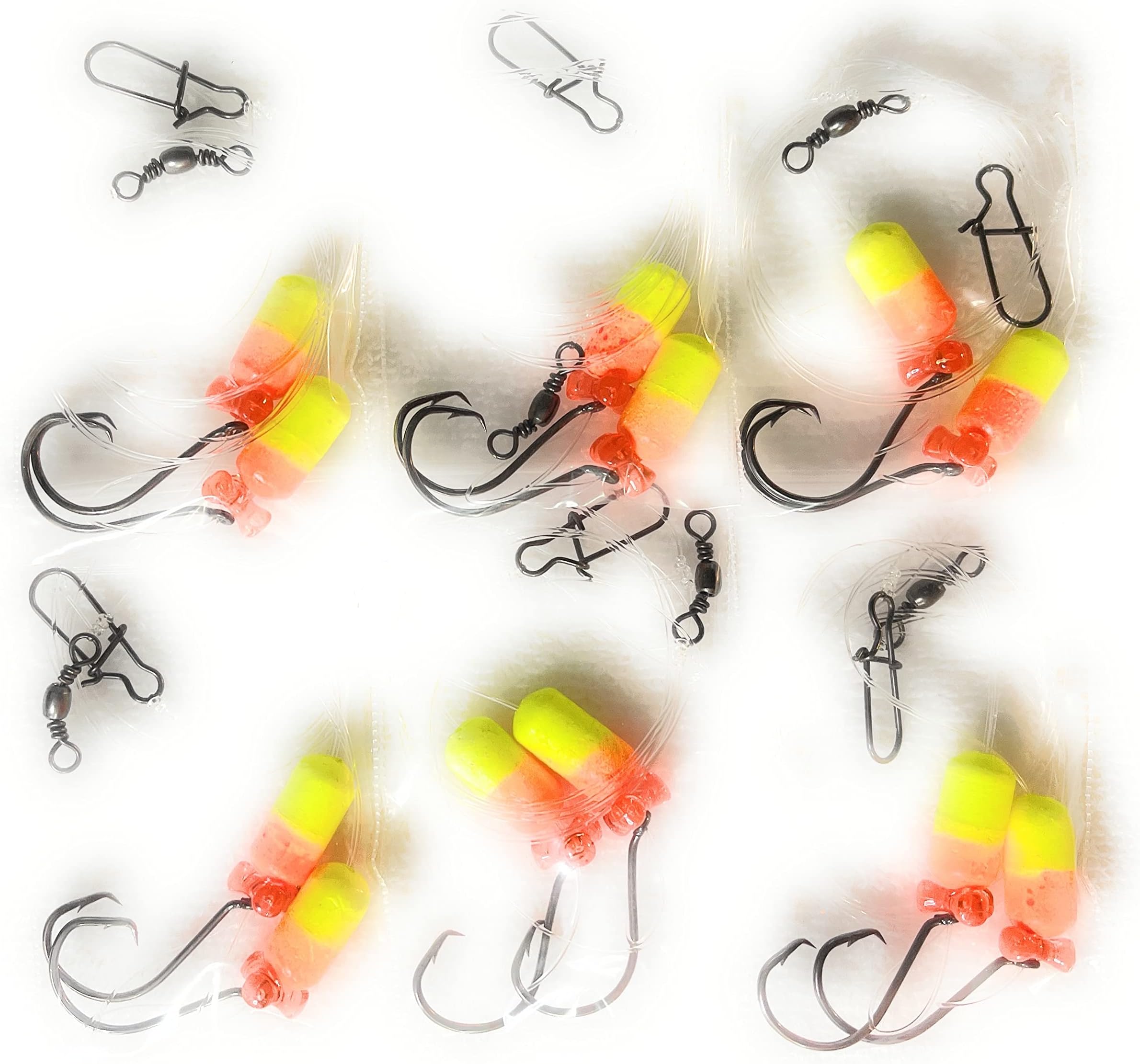 Pompano Fishing Rigs (6)- Fluorocarbon Fishing Rigs, Surf Fishing Rigs, Pompano Rigs, Whiting, Snappers, Spots, Croakers, Flounder, Drum