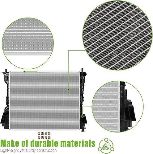 Miniatura 5 de SCITOO 2789 Radiador MT Radiador Fit 2011-2014 para Ford para Mustang 3.7L 2005-2010 para Ford para Mustang 4.0L 2005-2010 para Ford para Mustang