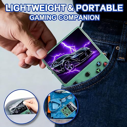 Miniatura 6 de RG36PRO - Consola de juegos portátil – Compatible con 30000+juegos clásicos, tarjeta TF 64G, sistema de código abierto, pantalla de 3.5 pulgadas,