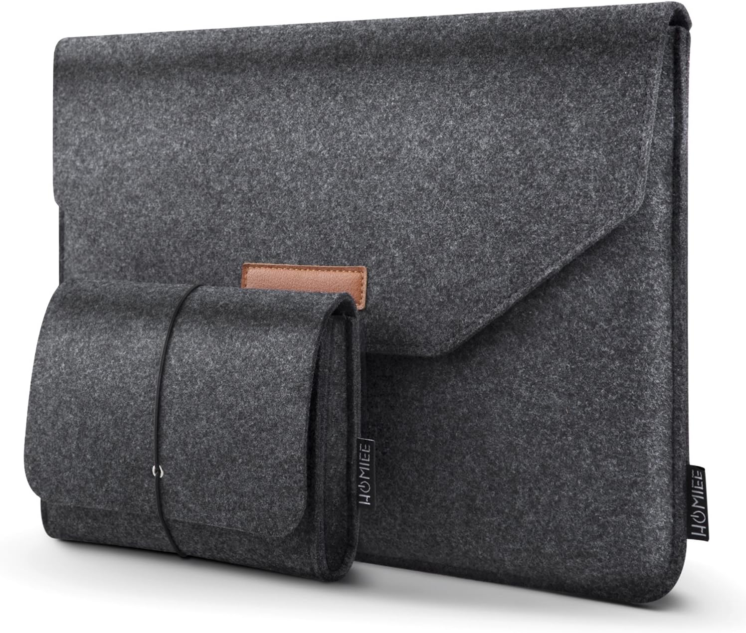 HOMIEE Laptop Case 15.6 Inch Laptop Sleeve, Water Resistant Felt Laptop Case, Durable Computer Notebook Carrying Case for 15.6 inch HP, Dell, Lenovo, Asus
