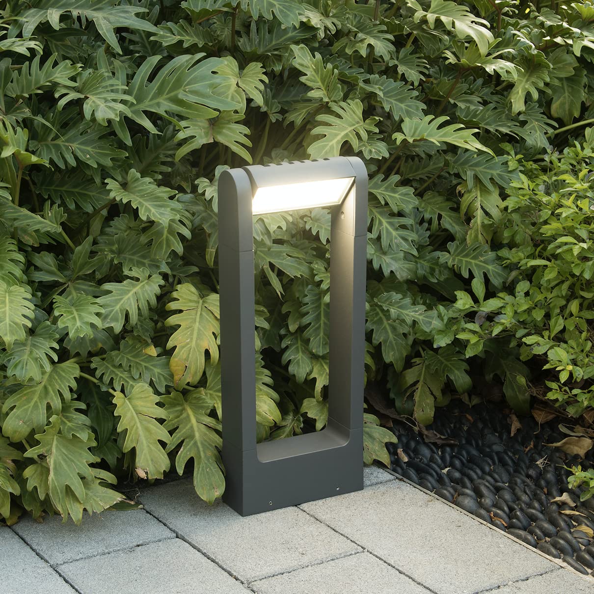Lampioncino da Esterno illuminazione lampione da giardino Paesaggio Lampade da terra / 12W LED bridgelux SMD/LED Palo da giardino Luce 340 gradi girabile 40CM 4000K