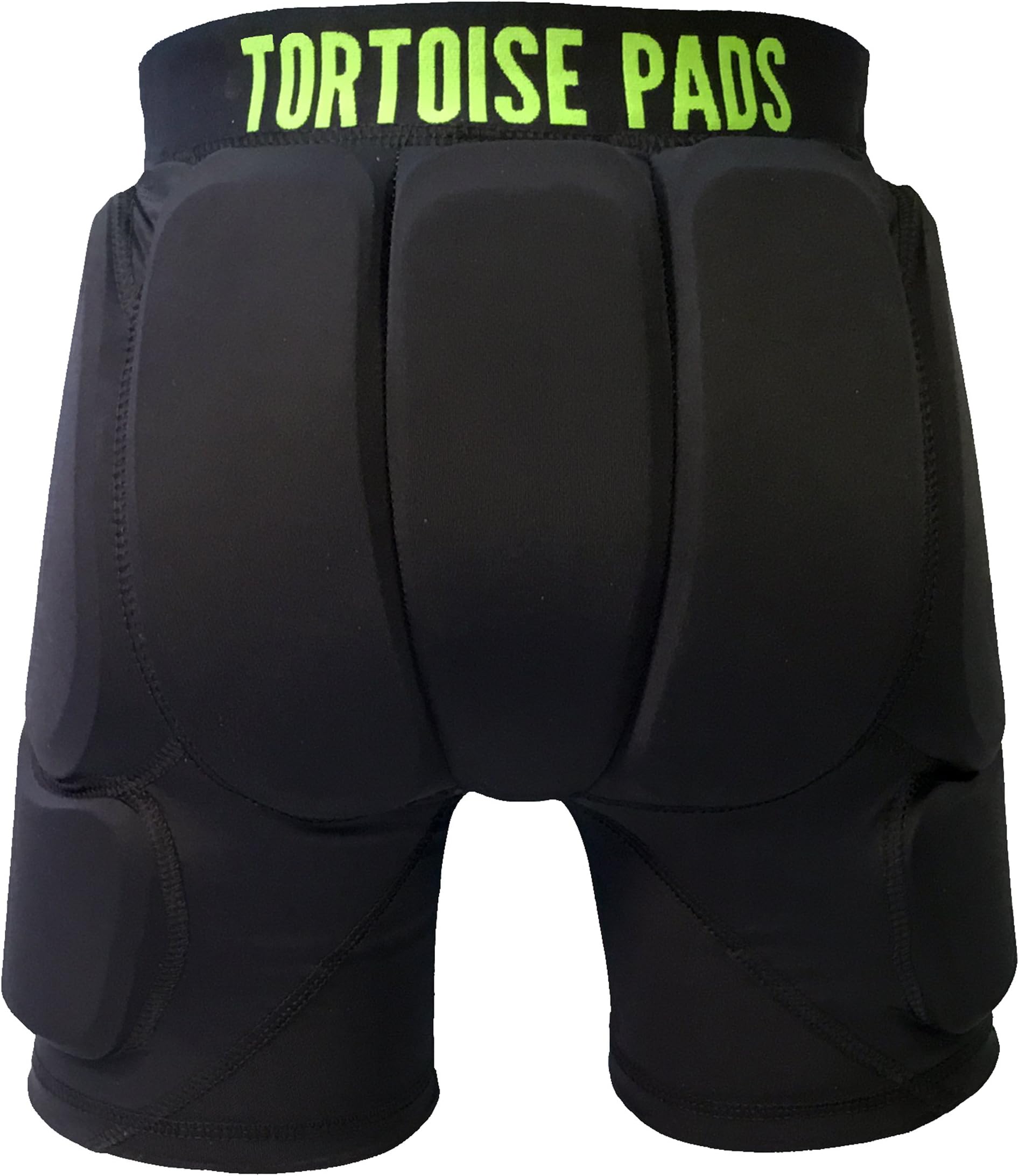 Tortoise Pads T2 - Seven Pad Impact Protection System - Padded Shorts with Tailbone, Glute, Hip and Side Leg Pads