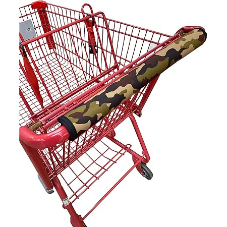 Amazon Com Shopping Cart Handle Cover Protective Wrap For Grocery Trolley And Buggy Handles Washable Reversible And Reusable Soft And Comfy Grip 15 Inches Long Safety Booster For Shoppers Baby