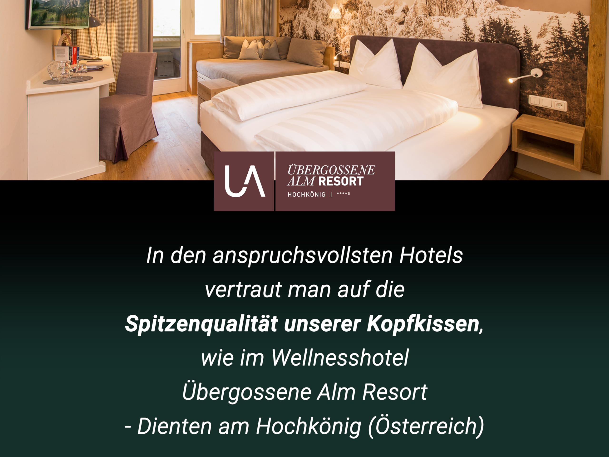 ZOLLNER Kopfkissen aus 90% Federn und 10% Daunen - Made in Germany - für Allergiker geeignet – Bezug aus hochwertiger Baumwolle - waschbar bis 60°C - 60x90 cm - Hotelqualität