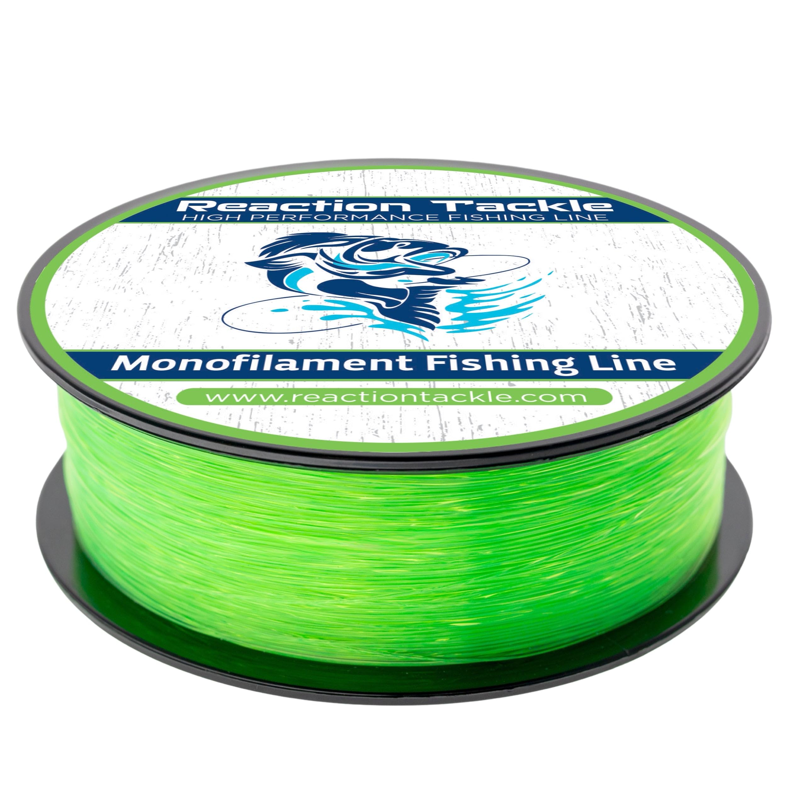 Reaction Tackle Monofilament Fishing Line, Pro Grade Nylon Mono Line