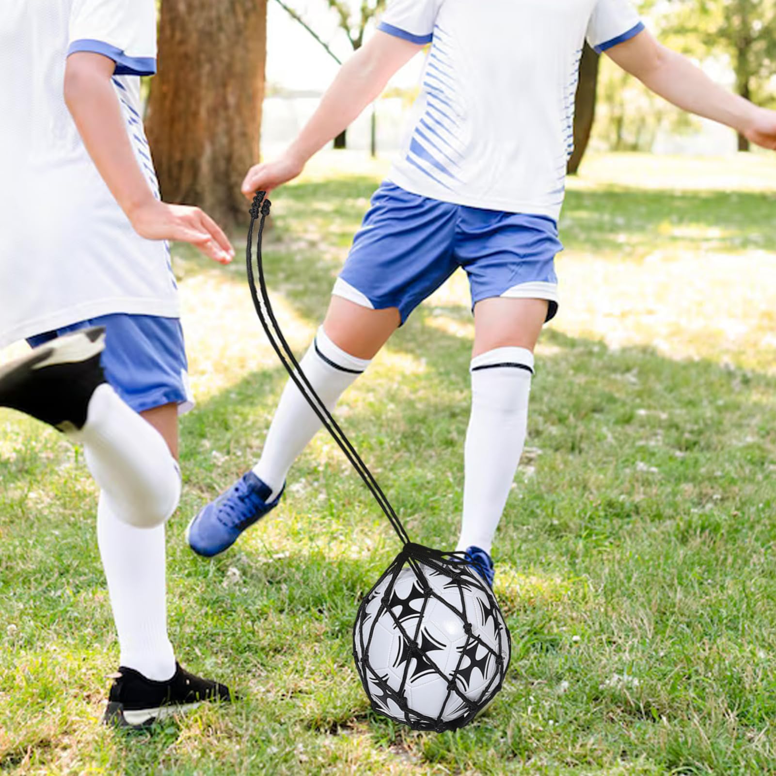VANZACK Robust Soccer Training Net Bag for Boys and Girls Adults Soccer Ball Juggling Net Accessories