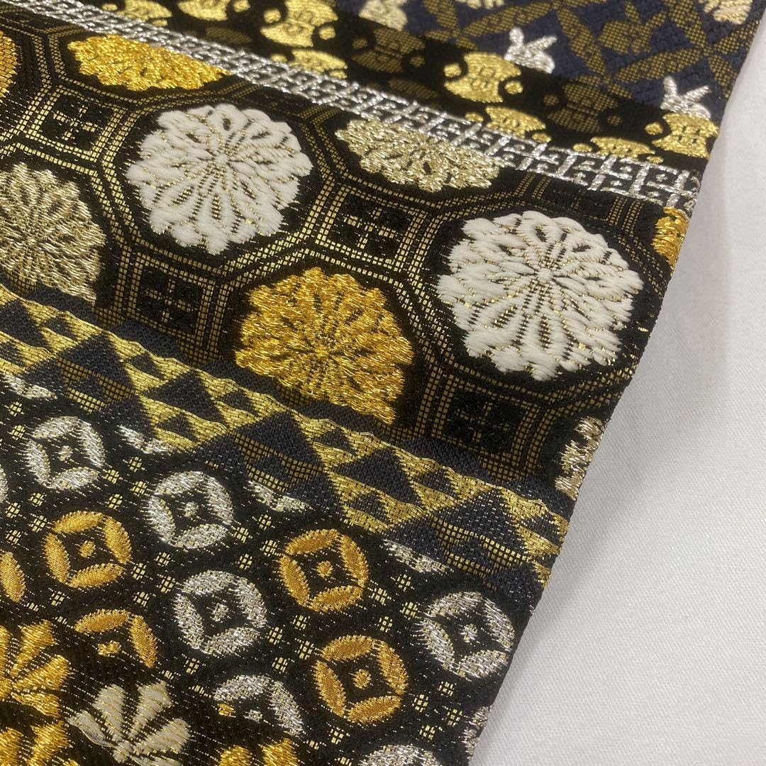 平和屋本店□極上 創業280年 誉田屋源兵衛 六通柄袋帯 葡萄唐草 誉文  