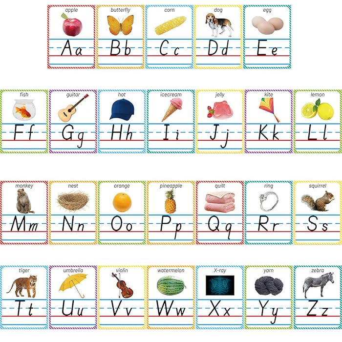 Buy Alphabet and Number Bulletin Board Set Traditional Manuscript