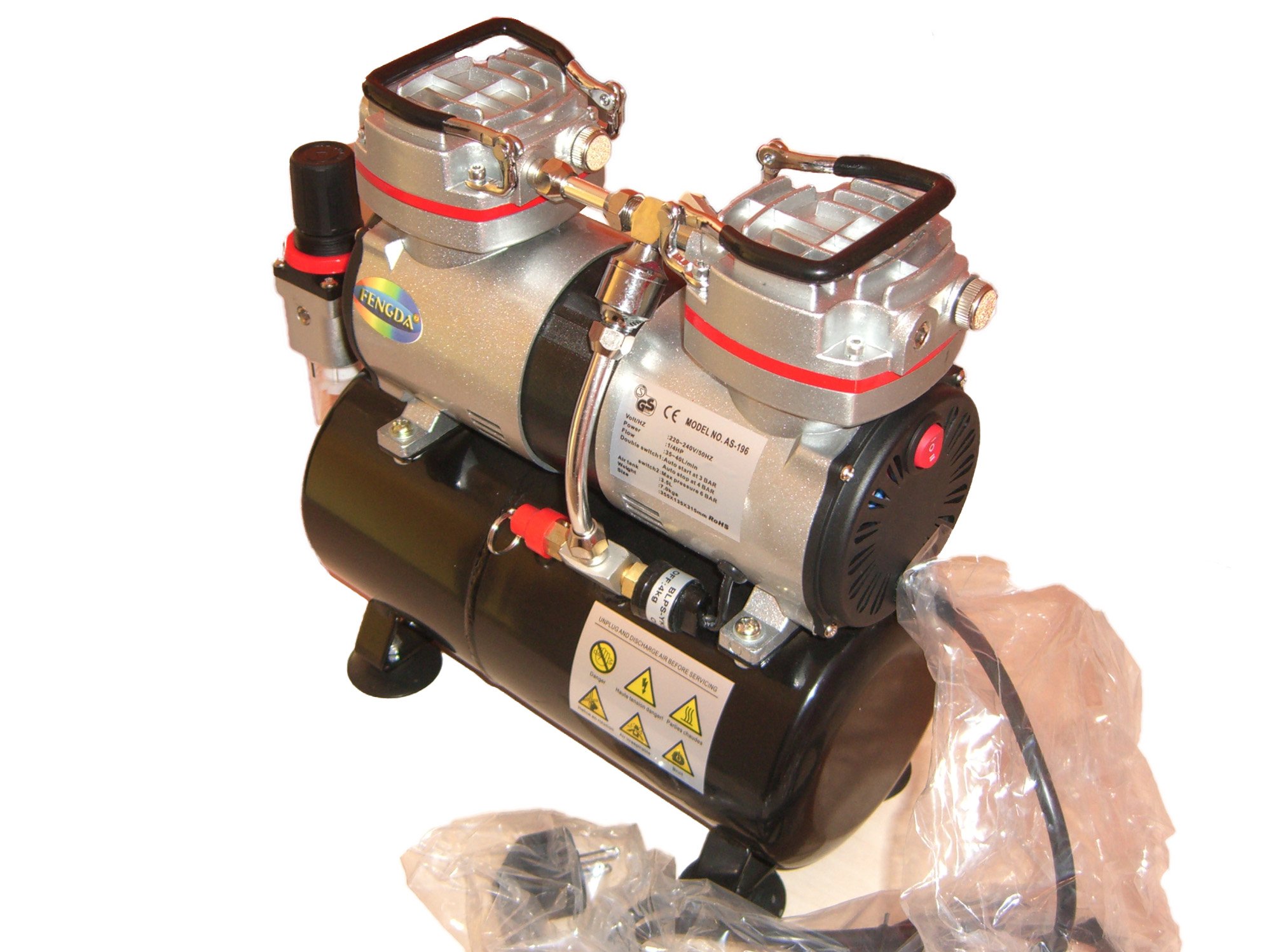 Hobby Compressore Aerografo Con Contenitore A Pressione Fengda® AS-189