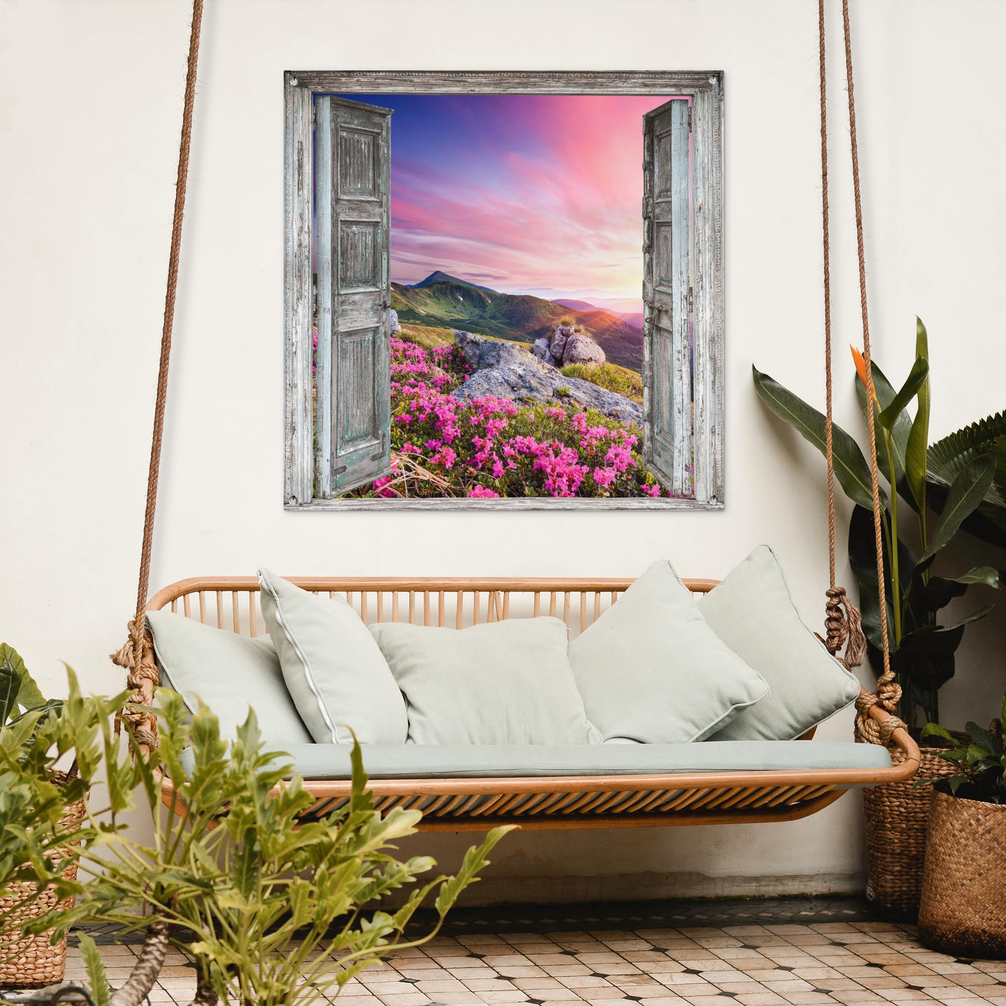 MuchoWow© Deco Jardin Posters Décoratifs Extérieur Terrasse Mur Déco