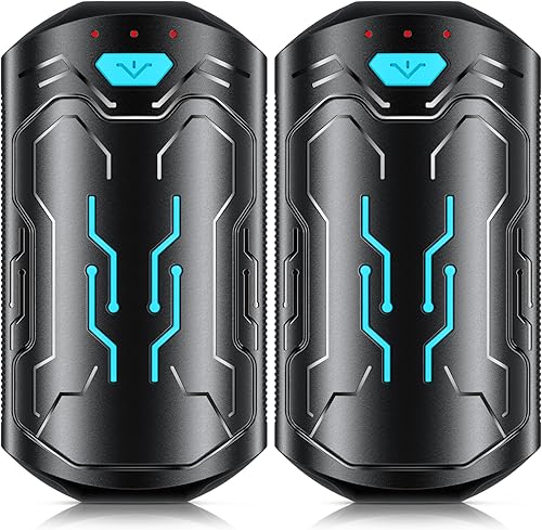 ROFWIZ - Calentadores de manos recargables, paquete de 2 calentadores de bolsillo portátiles eléctricos de 6000 mAh, son grandes regalos cálidos