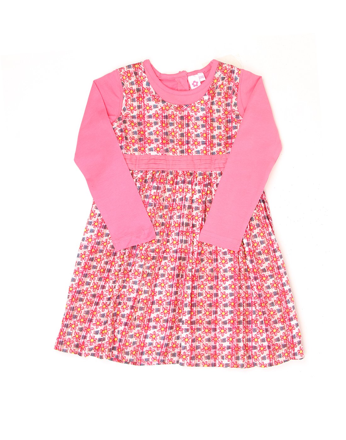 K.C.O 89 Girls Casual Frock(_62Pink0003M94_Pink_00/03M_)