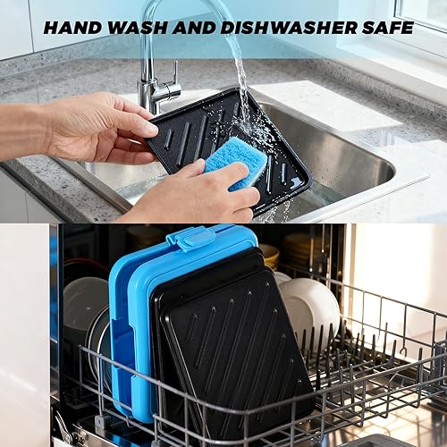 Miniatura 6 de Sandwichera, tostadora con platos antiadherentes, tostadora para microondas, tostadora de microondas con apta para lavavajillas, adecuada para