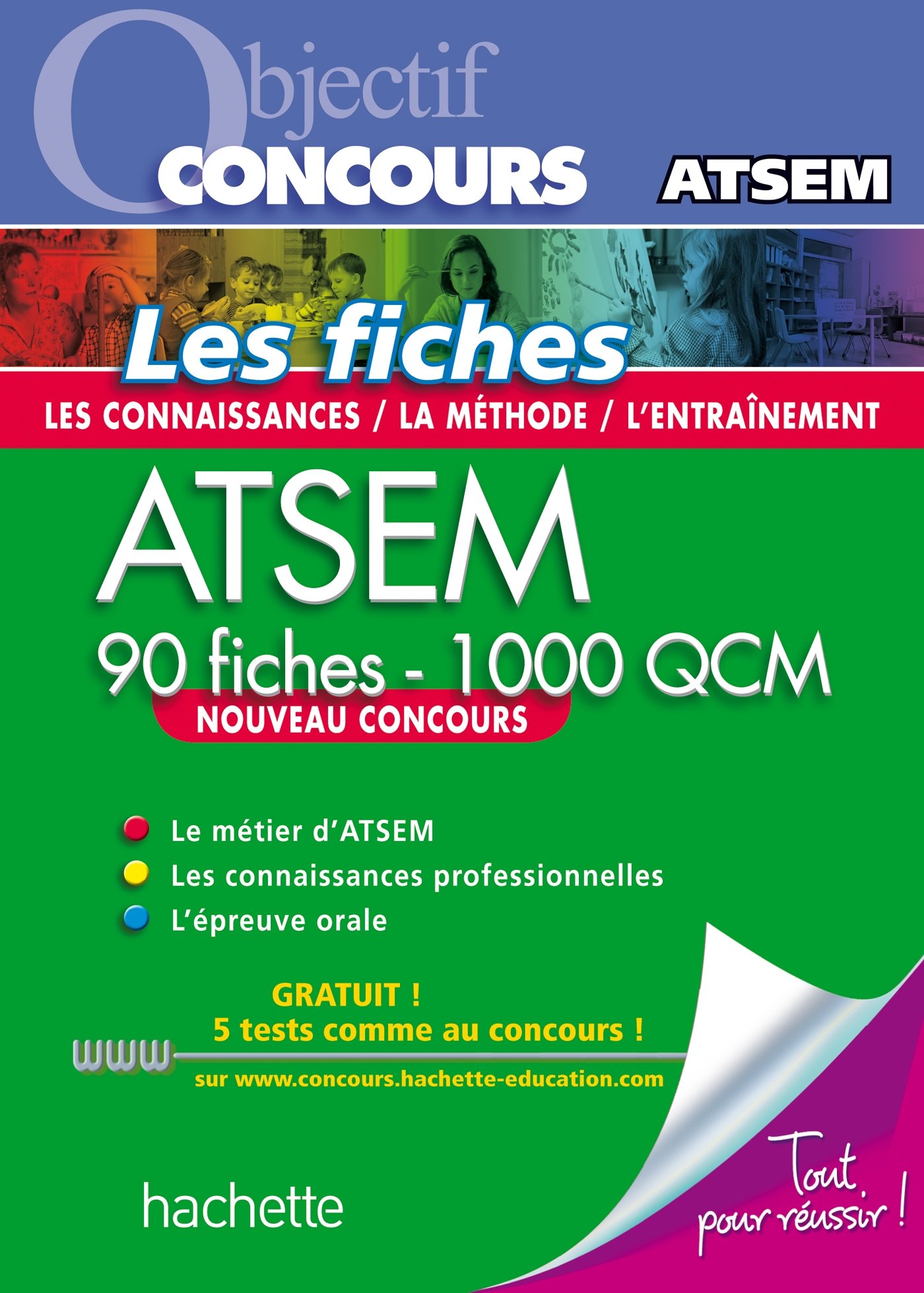 Qcm Et Corrigé Gratuit Du Concours D Atsem Objectif Concours - ATSEM 90 Fiches 1000 QCM - Catégorie C : Lefebvre,  Sylvie, Blanchard, Christine, Cheyrouze, Claudine: Amazon.ca: Livres