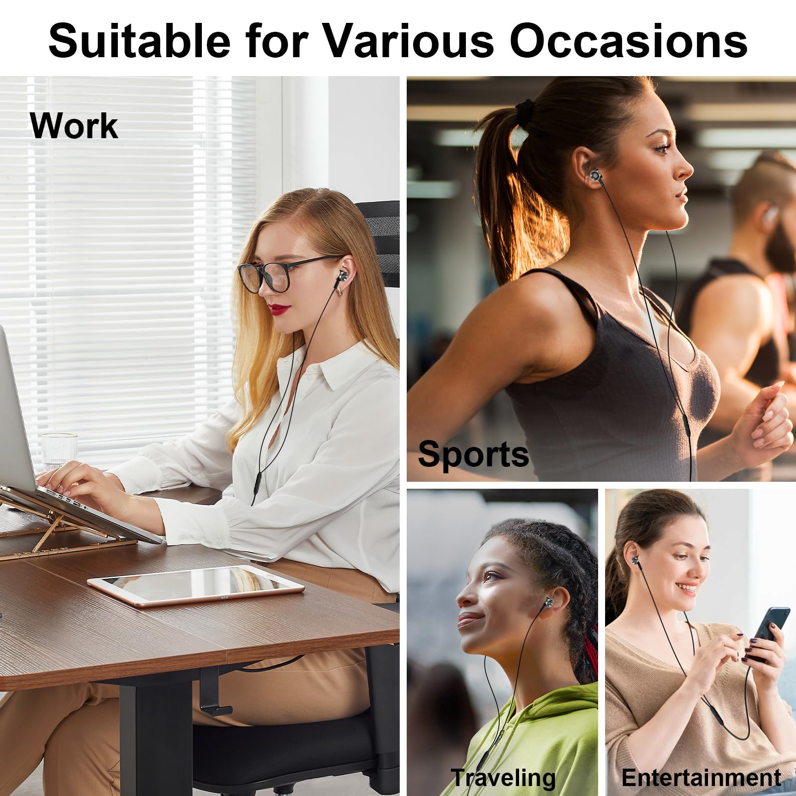 Samsung Earbuds Wired Headphones USB C for Samsung Galaxy S25 FE S25 Ultra A17 5G A36 A16 A56 A35 S24 FE S23 Plus,Wired Earphones USBC Earbuds with Microphone for iPhone 17 Pro Max Air 16e 16Plus 15