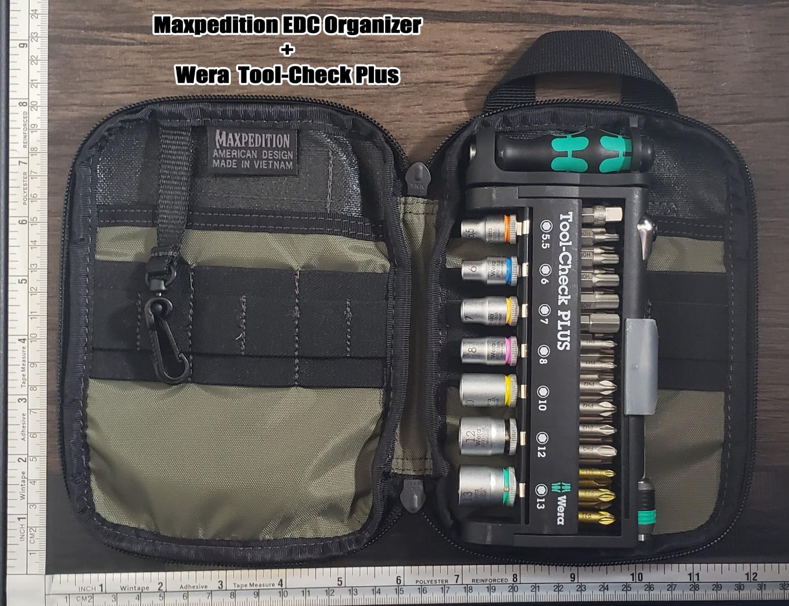 Wera 056490 Tool-Check Plus Bit Ratchet Set with Sockets - Metric photo review