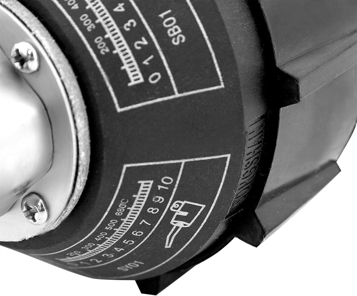 Professional 1600W Plastic Welder Hot Air Welder Gun Welding Kit VOTOER Heat Gun Handhold Rod Pistol Soldering, with 20mm 40mm Flat Welding Nozzles