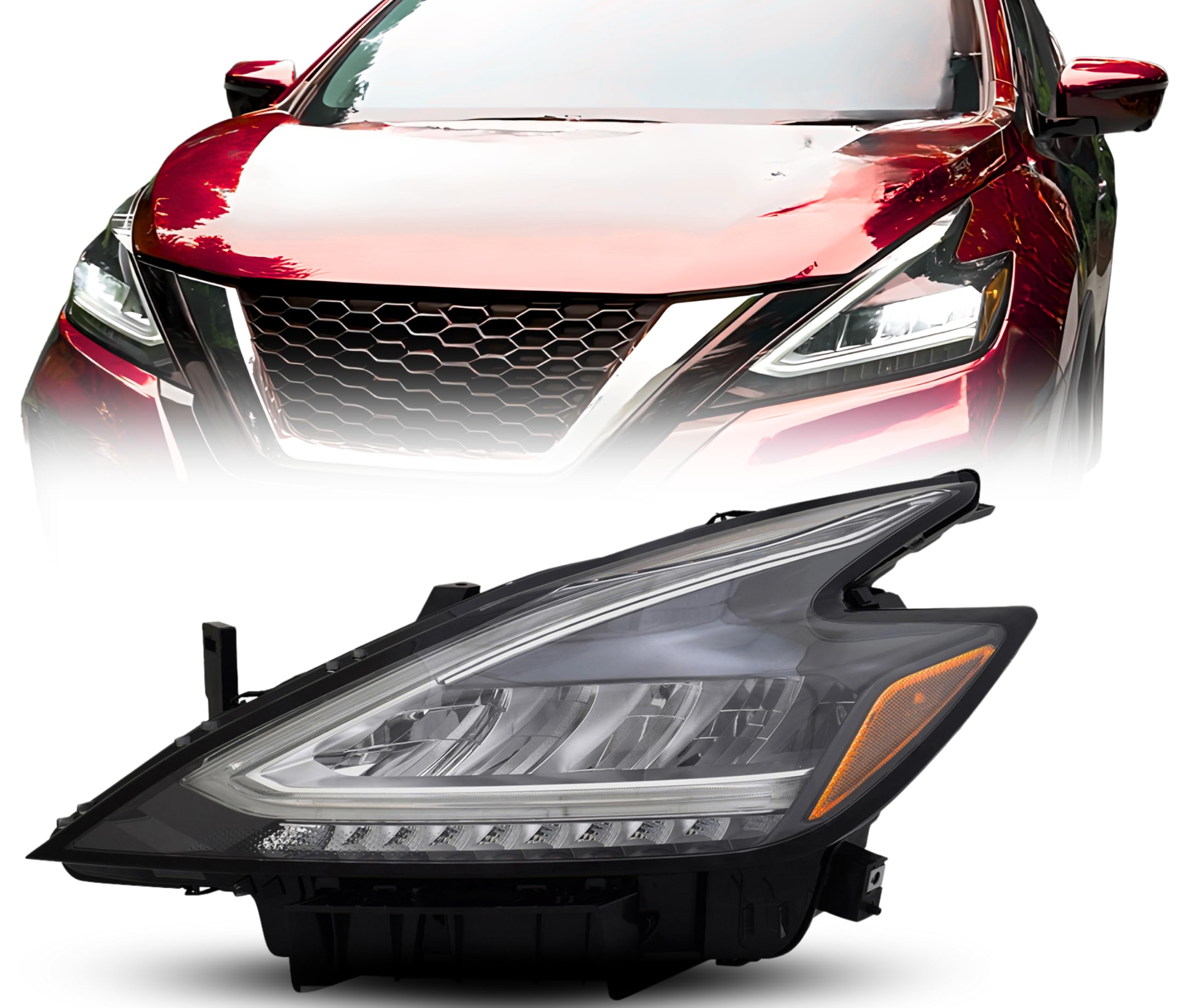 Amazon.com: ALLIGATOR AUTO LIGHTS Compatible with Nissan
