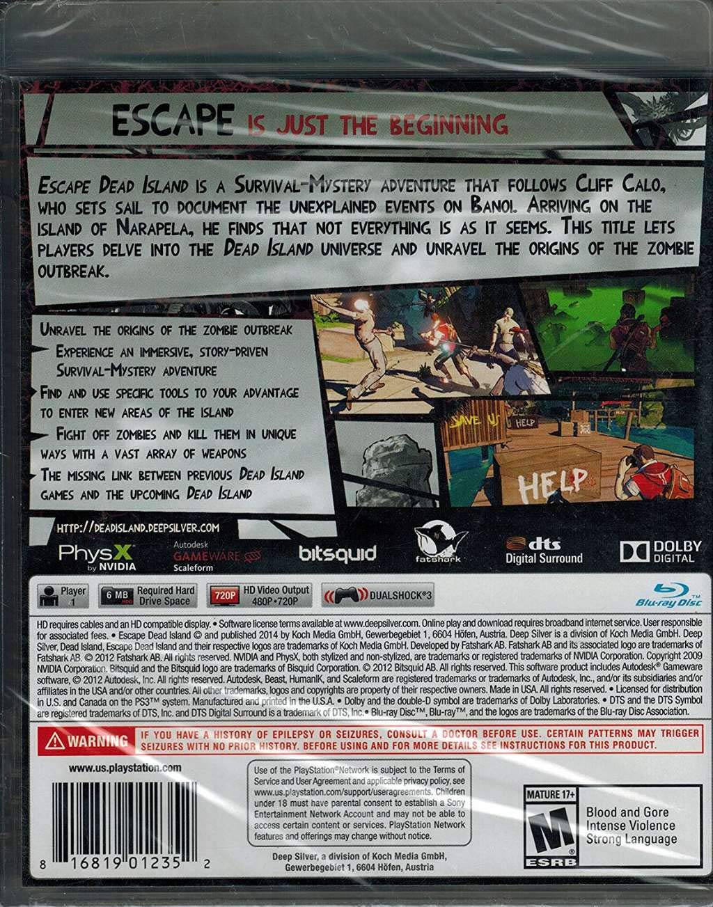 Escape Dead Island sur Xbox 360