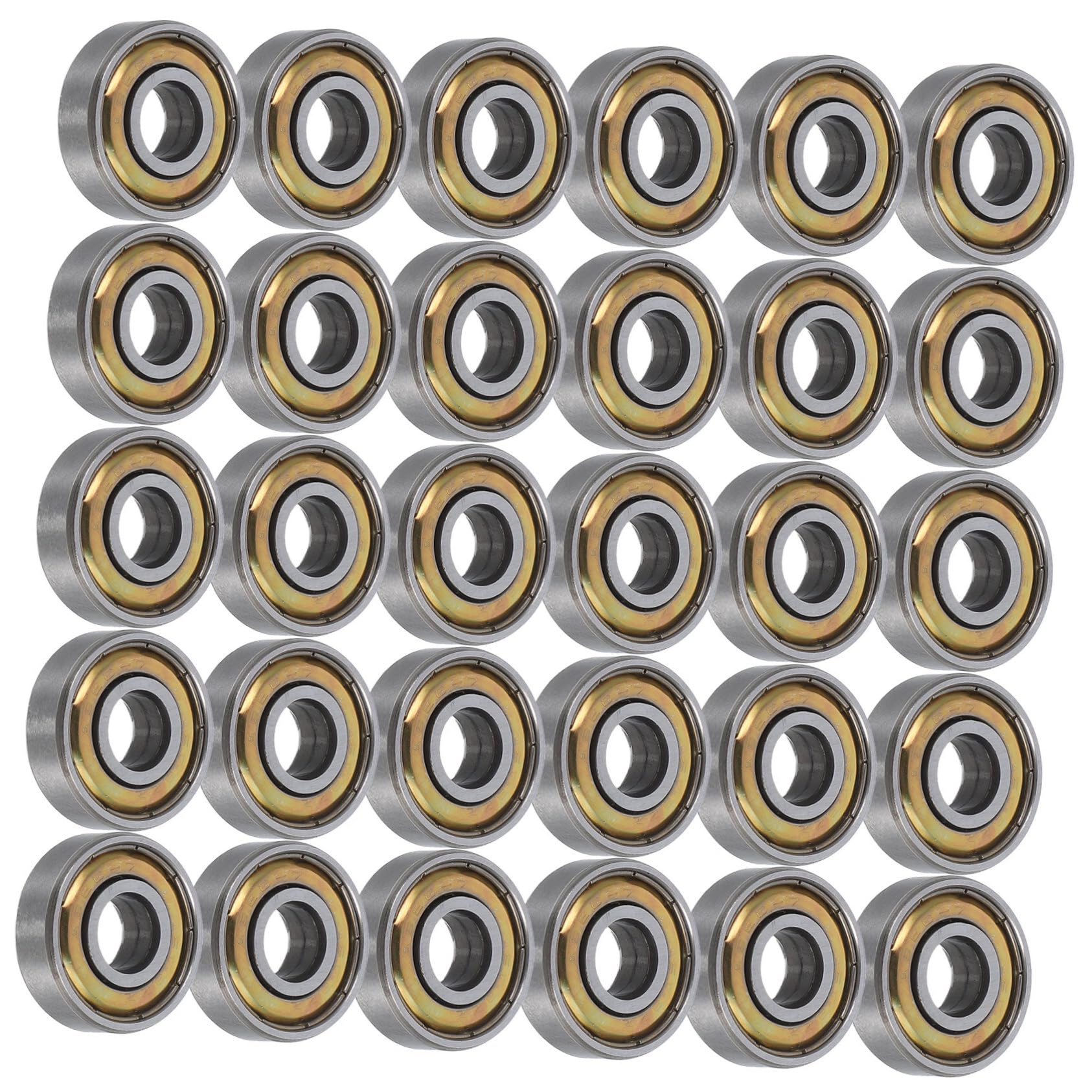 POPETPOP 30pcs Skateboard Bearings High Speed Pulley Wheel Hardware for Inline Skates Roller Shoes and Scooters and Versatile Skateboard Accessories