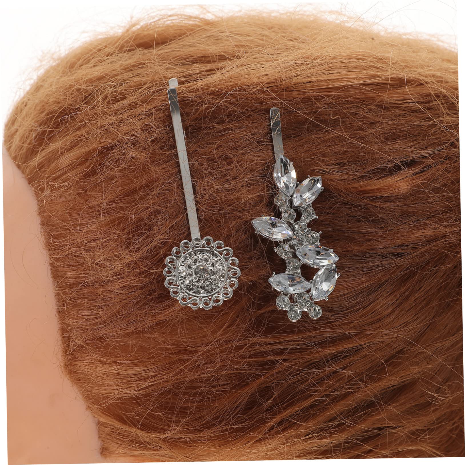 FRCOLOR 40 Piezas De Con Tachuelas Ranura Chaqueta Bobby Pin Tocado Nupcial Novia Accesorio Para El Cabello Accesorio Para El Cabello Para Las Mujeres Clip De Pelo Nupcial Niña