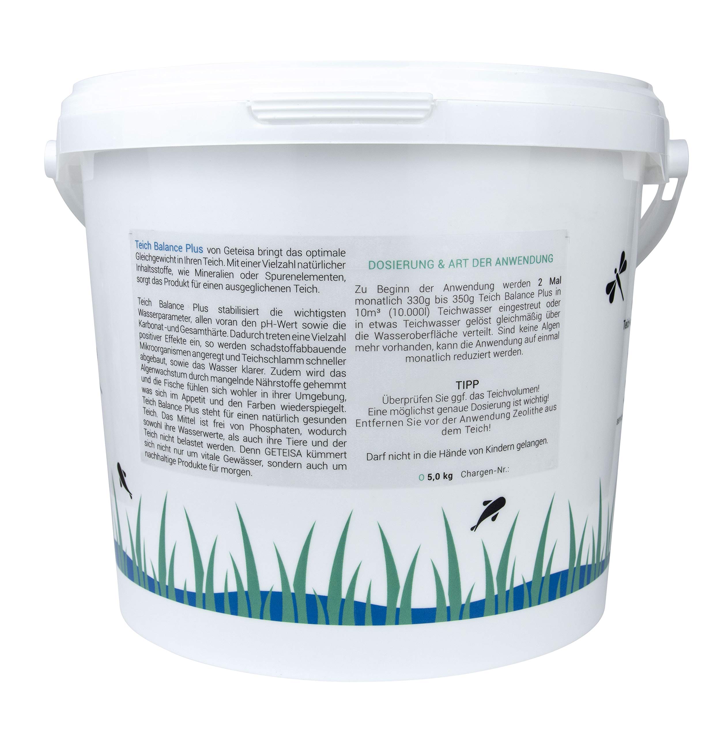 Teichbalance Plus 10 kg - Fortschrittlicher Teichreiniger für Fadenalgenbekämpfung & Schlammabbau, Natürliche Inhaltsstoffe, Stabilisiert Wasserwerte, Umweltschonend, Ganzjährig Einsetzbar