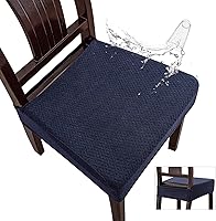 Vista 20 de Genina Fundas de asiento impermeables para sillas de comedor, fundas impermeables para sillas de comedor
