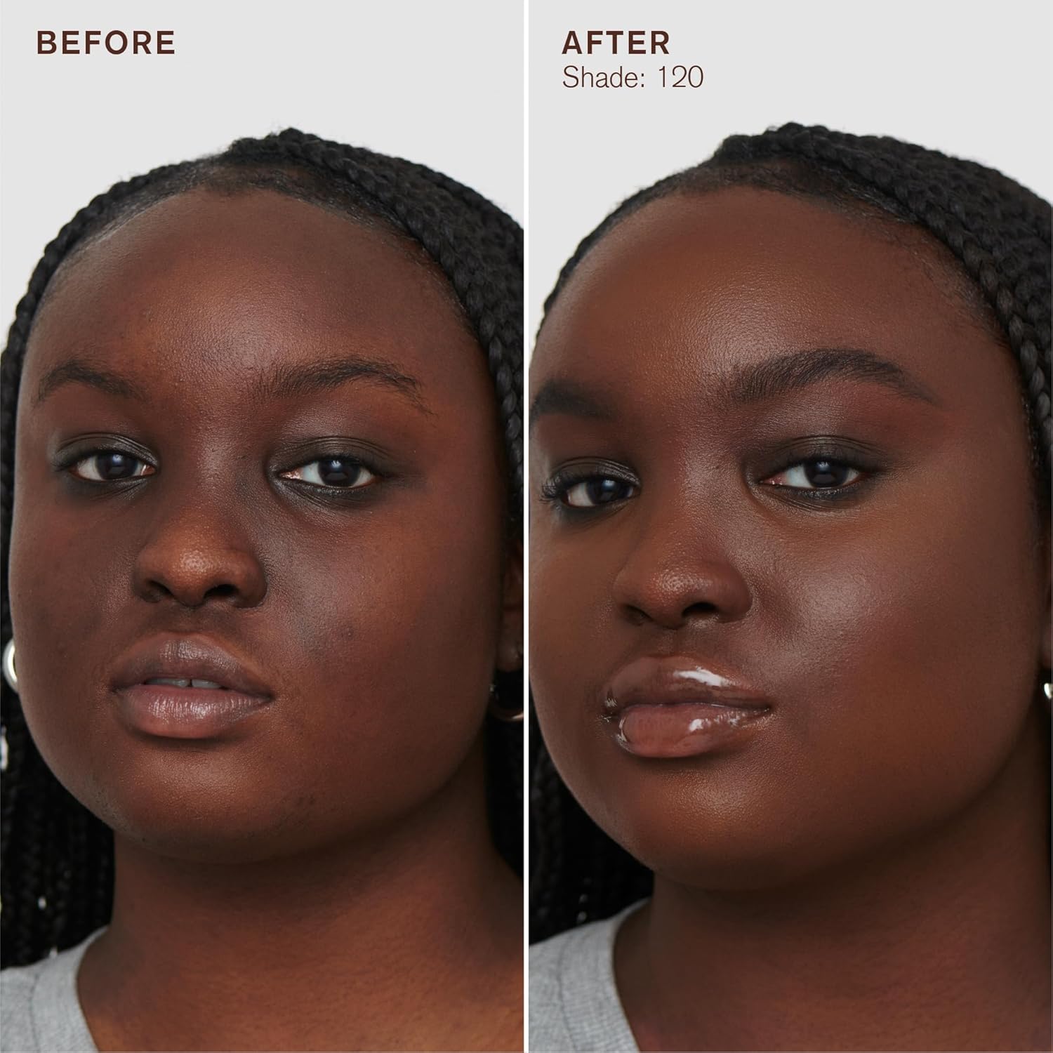 Ami Colé Skin-Enhancing Stick Foundation (120 - rich ebony with red tones), 0.20 oz