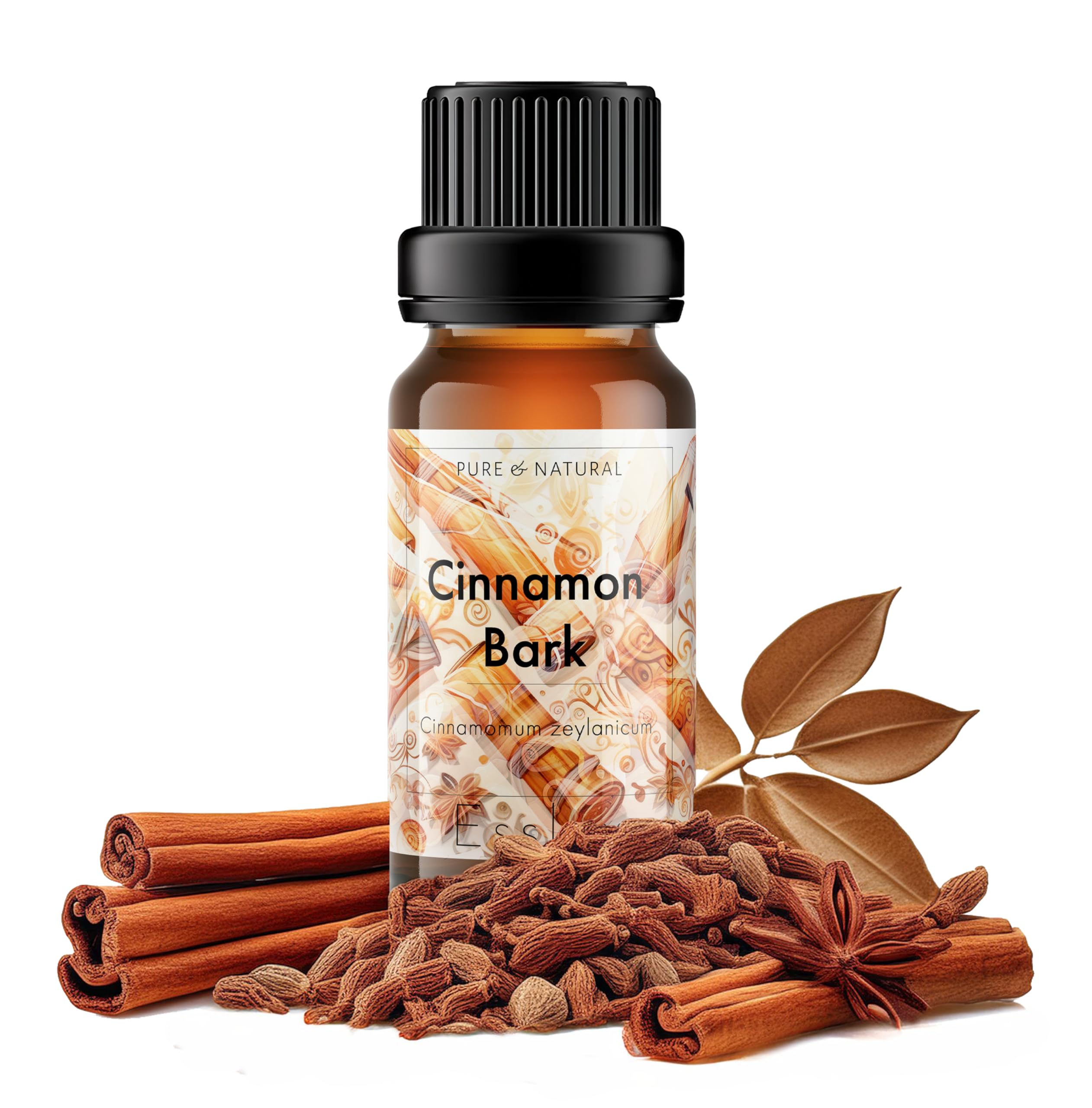 Cinnamon Bark Essential Oil for Diffuser | 100% Natural Cinnamon Bark Oil for Skin & Aromatherapy | Perfect for Bath Bombs, Candles, Soap Making & DIY Projects, 30ML