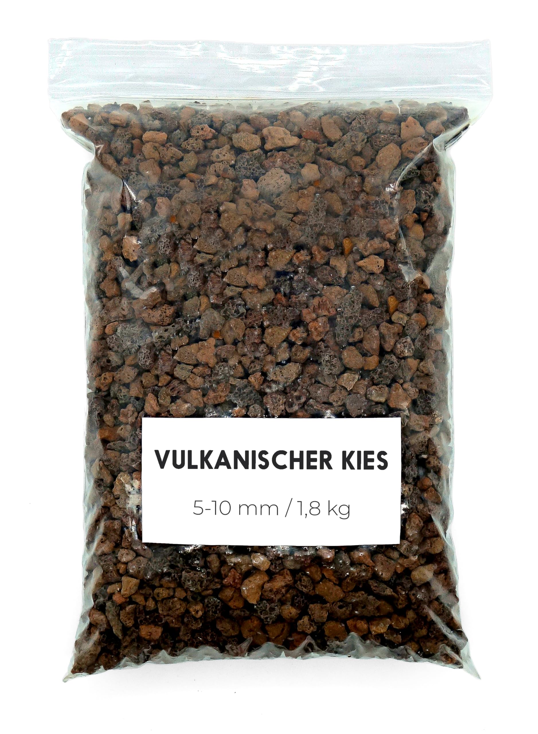 Kies Lavasteine 1,8Kg - Dekosteine - Zierkies - Dekosteine für Vasen - Lavamulch - Lavasteine für Pflanzen - Kieselsteine - Deko Steine Kleine - Ziersteine - Zierkies Bunt - Steine Garten (5-10 mm)