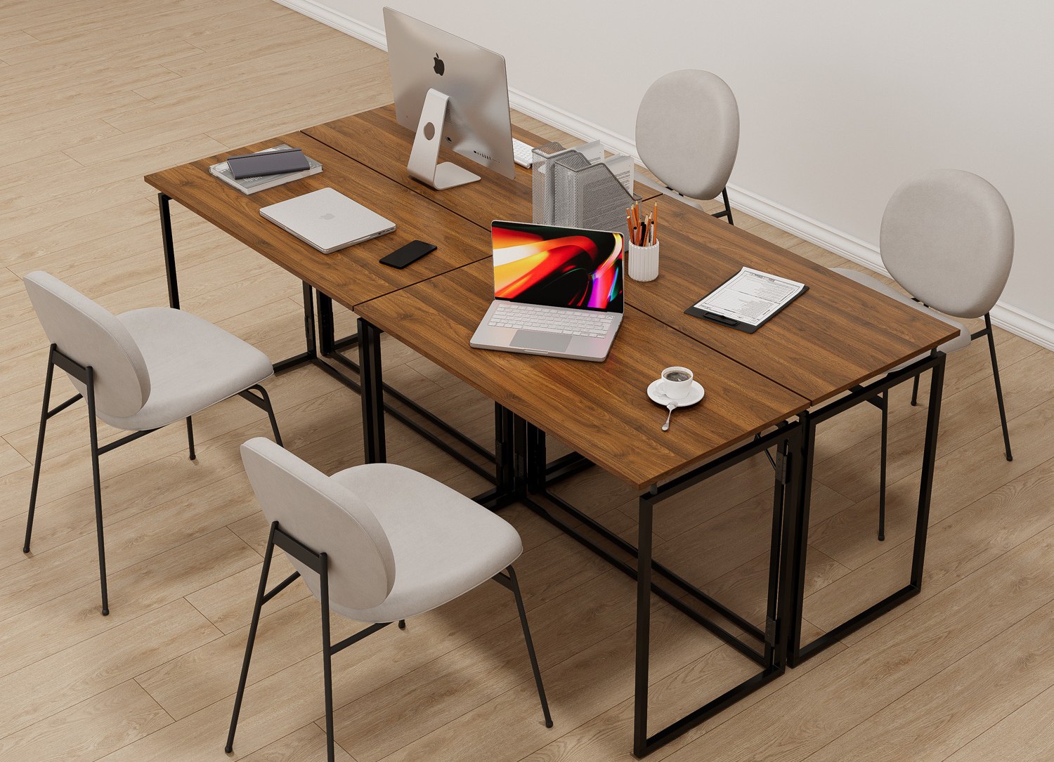 Watch Alawooder Premium Folding Desk - No Assembly on Amazon Live