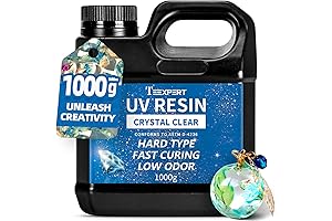 UV Resin 1000g, Upgraded Crystal Clear for Resin Crafts