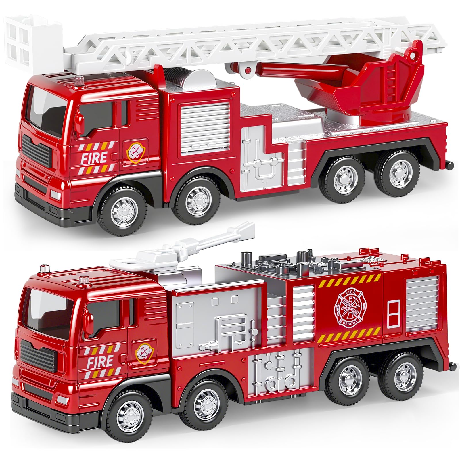 【希少品】Fisher-Price RESCUE 消防車 1974年製おもちゃ Amazon.co.jp: YongnKids 消防車 おもちゃ 緊急車両 車おもちゃ
