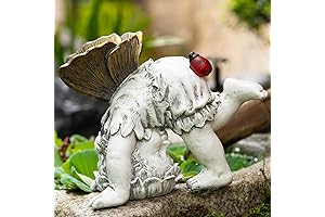 Statues for Yard: Playful Garden Flower Fairy Statues for Outside Angel Gifts