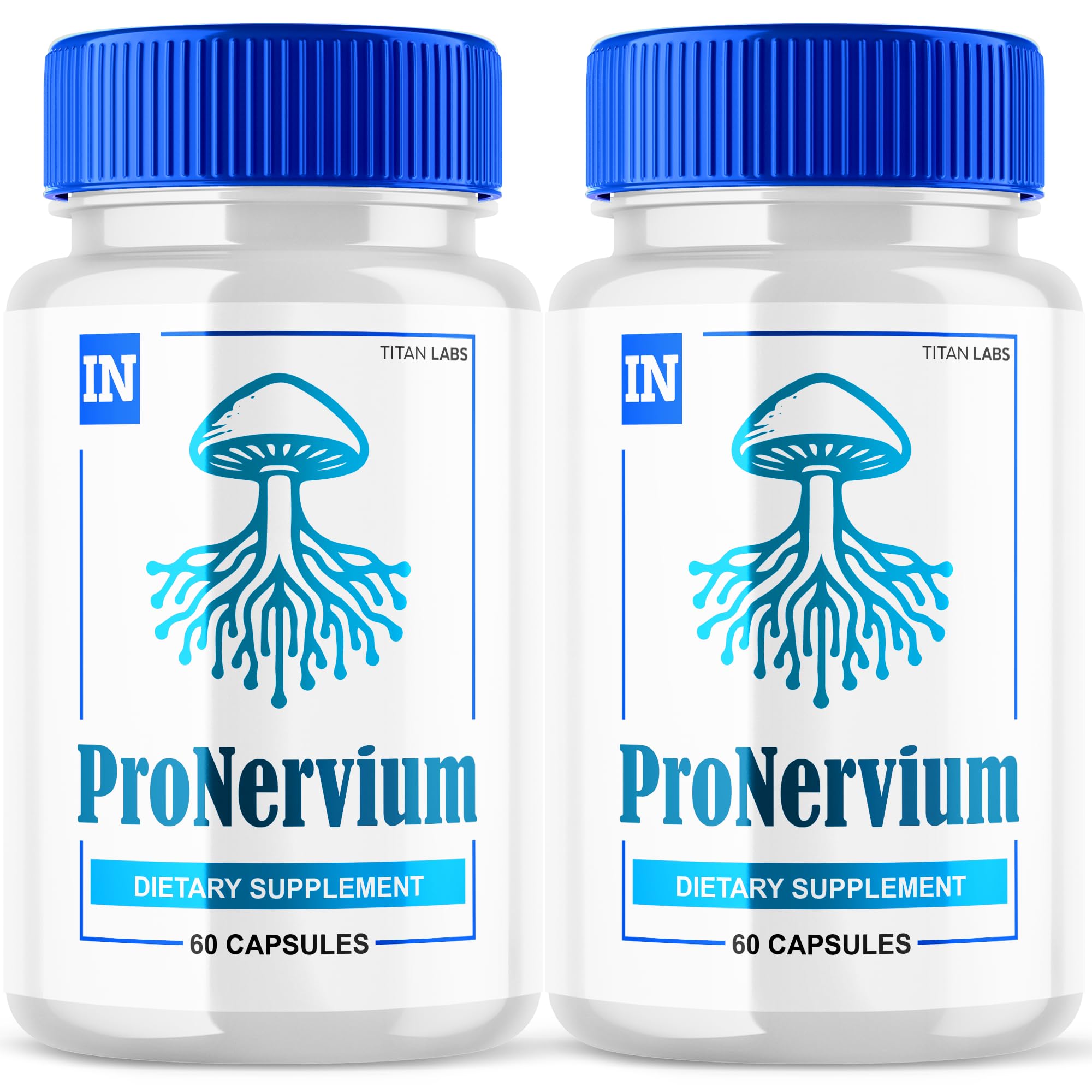 (2 Pack) Pronervium Nootropic Supplement Pills, Pronervium Advanced Formula Brain Health Capsules, Pronervium All Natural Focus Formula, Pronervium Brain Support Supplement Pills (120 Capsules)