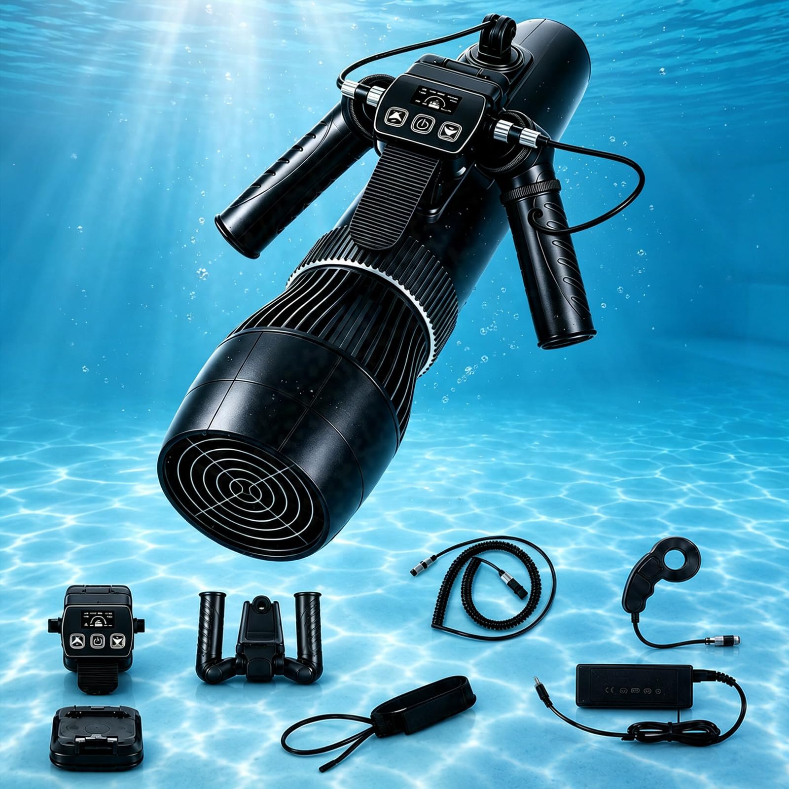 moupeaktain Sea Scooter for Adults, 500W, 9 Speeds, Dual-Mode Control