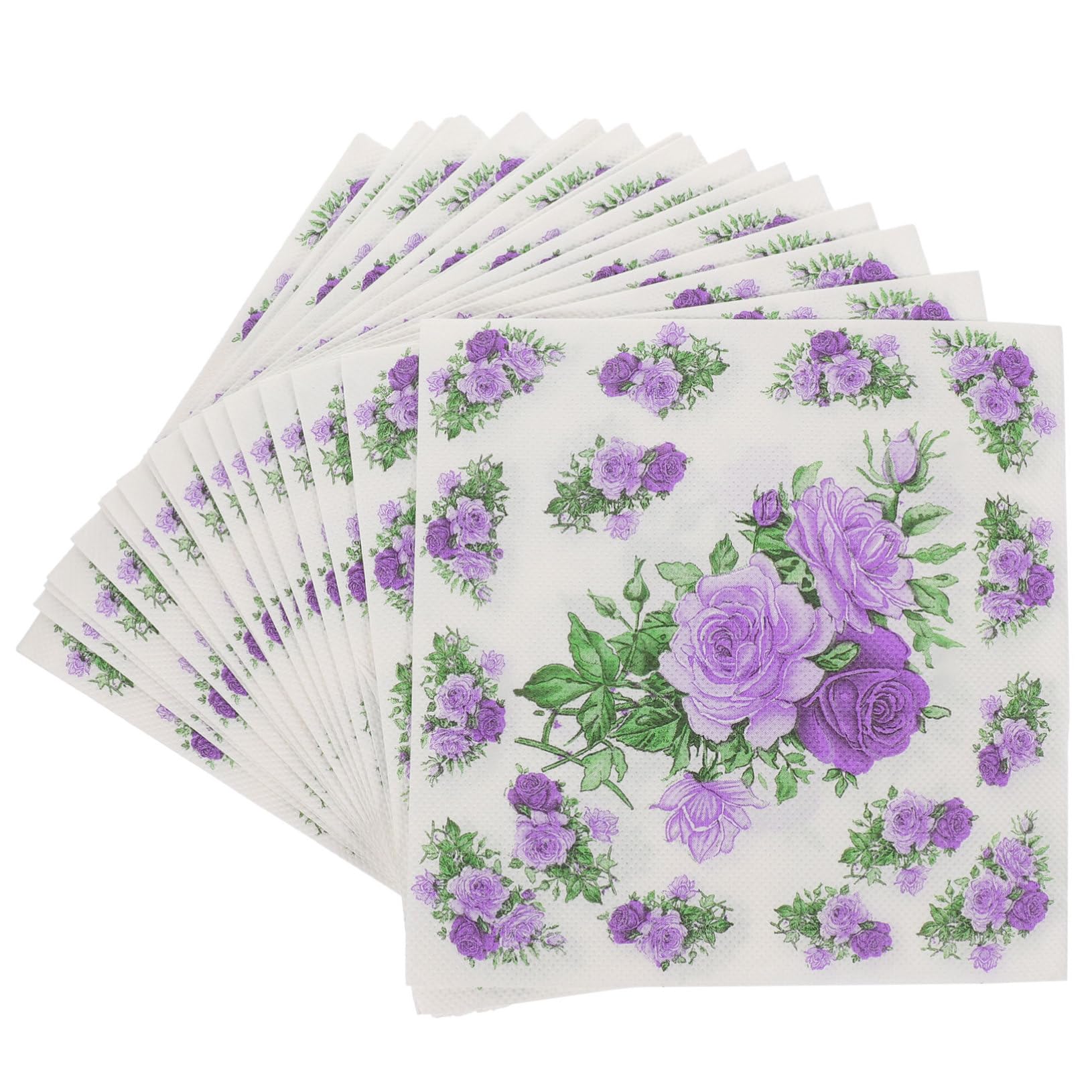 100hojas Servilletas Fiesta Desechables Pañuelos Bolsillo Para Bodas Papel