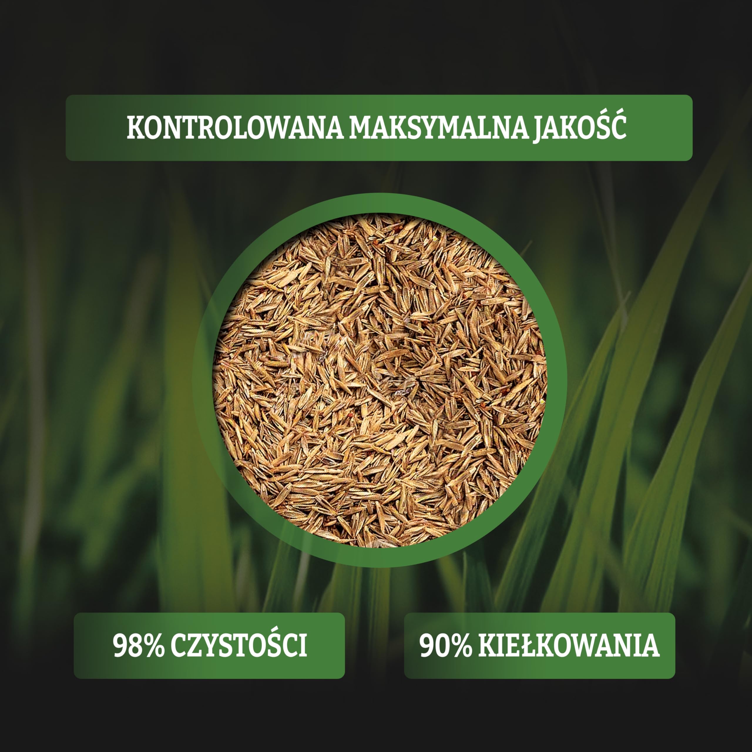 LERAVA TURBO nasiona trawnika (720m²) - szybko kiełkująca mieszanka traw - idealna do chłodnych obszarów - intensywnie zielona trawa do ogrodu i regeneracji trawnika