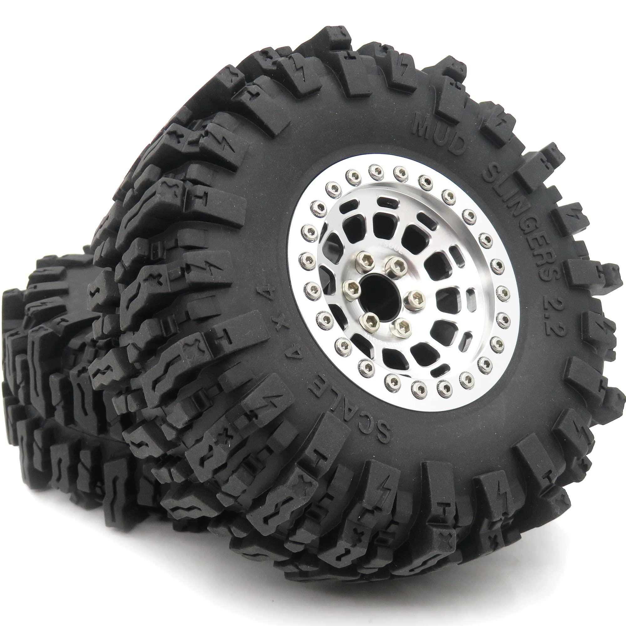 Axial Wraith Hobbysoul Adjustable Offset Beadlock Wheels
