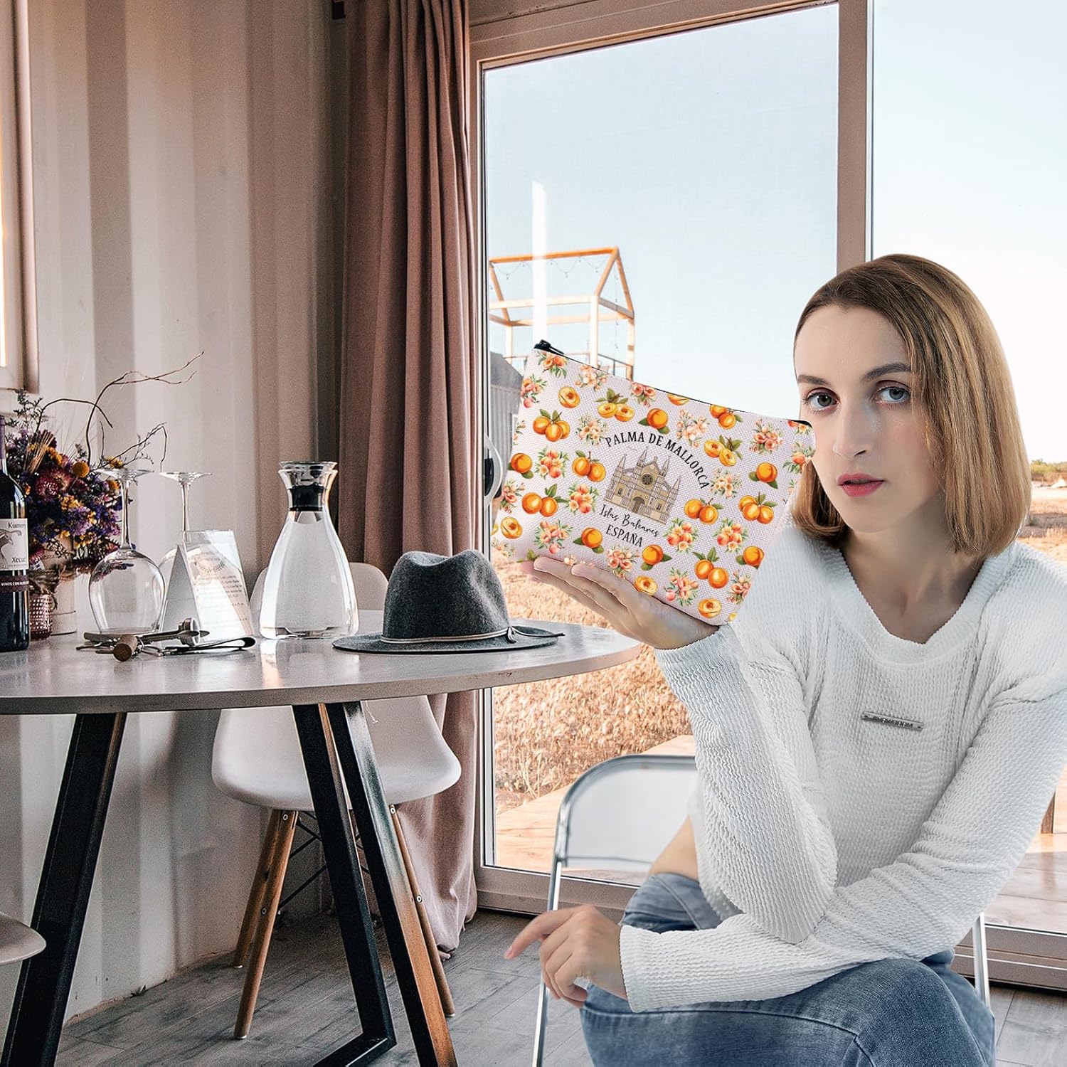 Zuo Bao Mallorca Cosmetic Bag Palma De Mallorca Mallorca Trip Gift Mallorca Souvenir Mallorca Lovers Gift Mallorca Girls Travel (PALMA DE) - Image 3