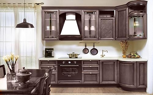 Miniatura 6 de Lámpara colgante de bronce arquitectónico de 17 pulgadas con cable ajustable de 10 pies, lámpara colgante vintage montada en el techo para uso en