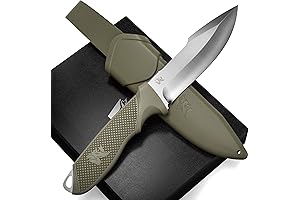 WOLF-I Survival Knife with Sheath - Tactical Full Tang Fixed Blade SCHF9