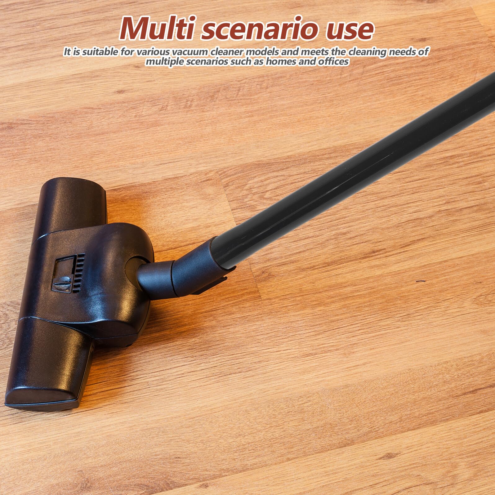 Raccord de Tuyau D'aspirateur 32mm, Lot de 6 en Plastique Noir