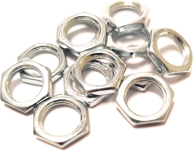 12 pack Quality US Thread 3/8 inch x 32 Potentiometer Nuts