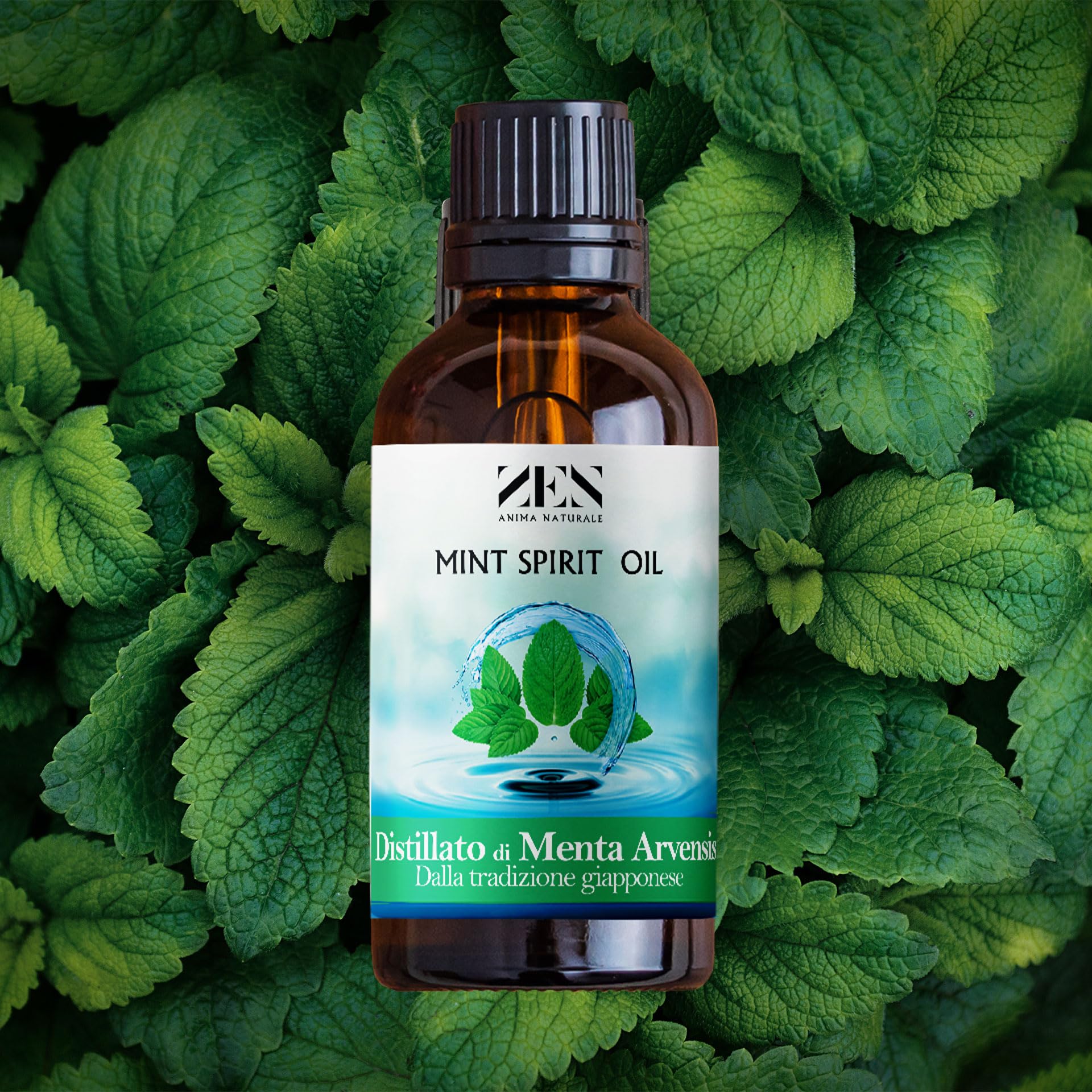 Oli Essenziali per Diffusori, Olio Essenziale per Diffusori Menta Arvensis 100 ml, 100% Puro e Naturale, Oli Essenziali Naturali per Aromaterapia e Massaggi