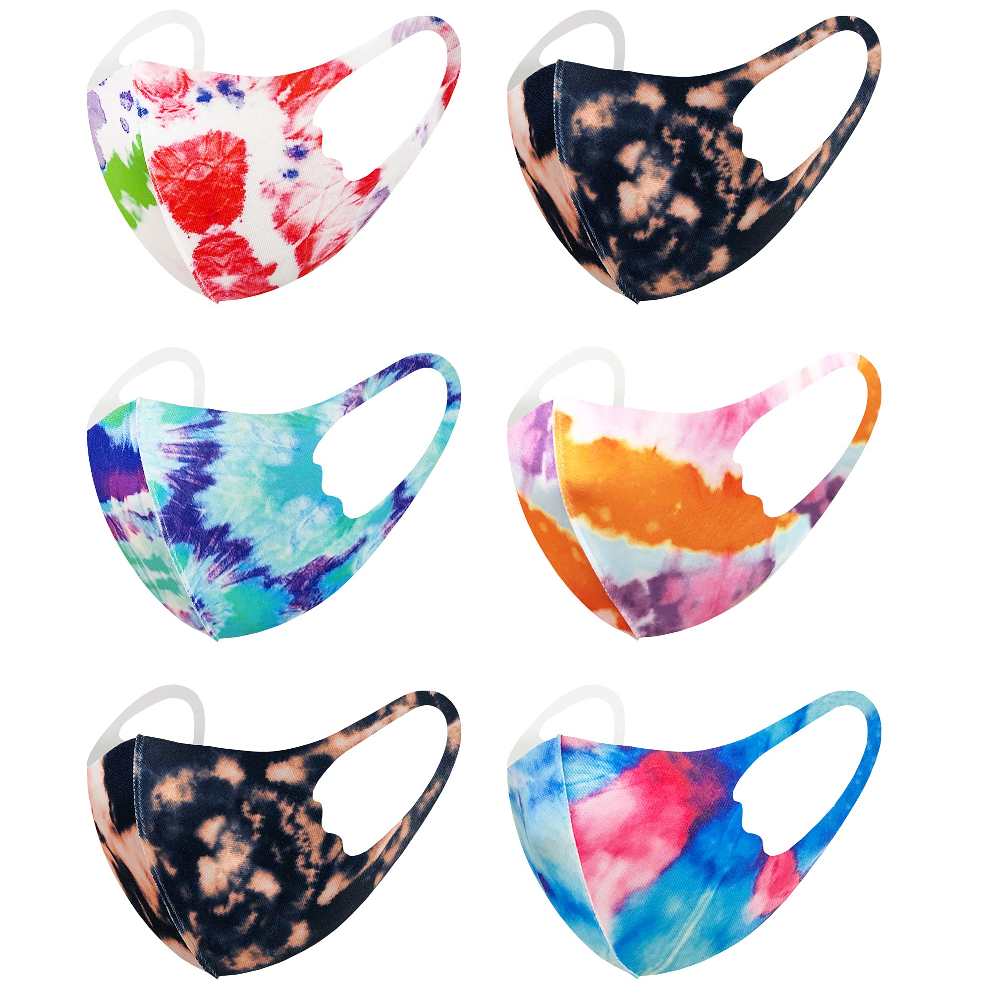 CBC Crown 6 Pack Unisex Children Dust Protection, Breathable, Washable and Reusable Face Masks, Boys & Girls (6 PACK, SET XXIX)