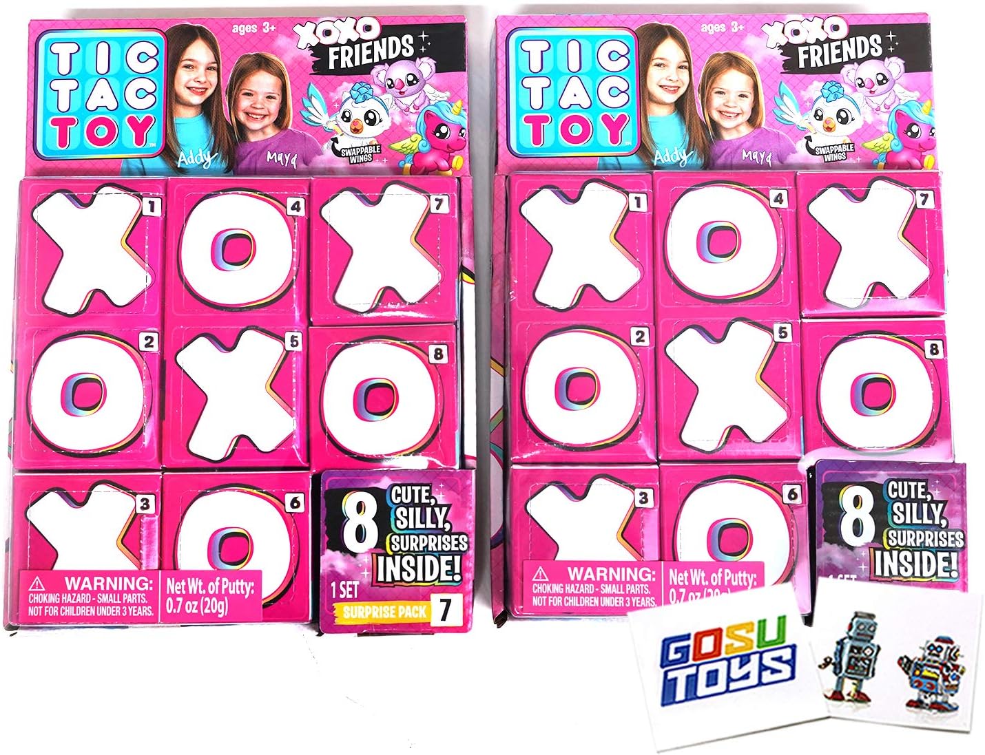Gosu Toys Xoxo Friends Surprise Pack Series Stickers (Set of 2)