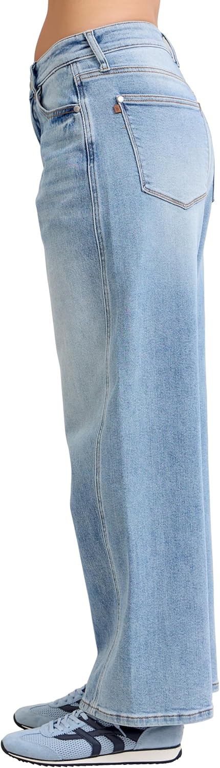 Judy Blue Womens Jeans - High Waisted Wilhemina Rigid Magic Twisted Side Seam